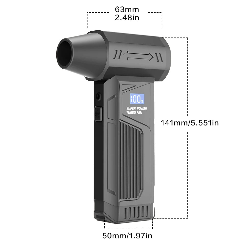 Cordless Turbo Air Blower — Jet Fan Cleaner