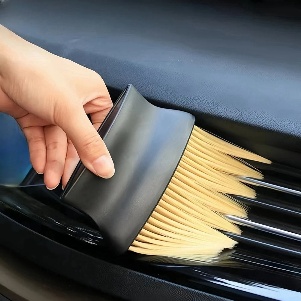 Soft Detailing Brush — Dust & Grime Cleaner for AC Vents, Car Interiors & Keyboards