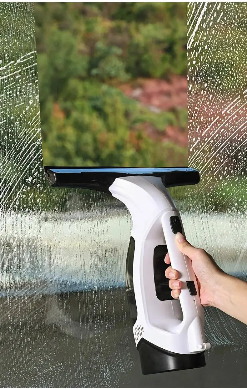 Cordless Electric Window Cleaner — Streak-Free Glass, Sprays & Wipes Automatically
