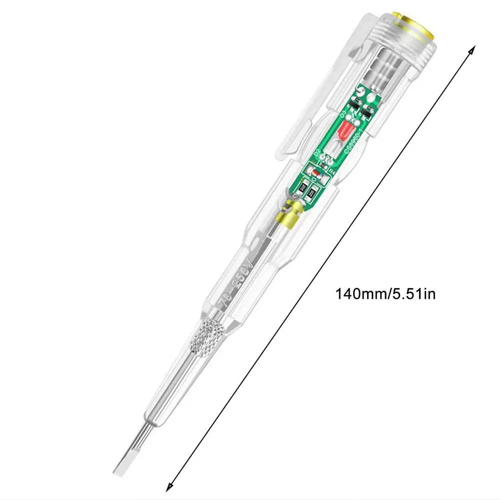Non-Contact Voltage Tester Pen with Light & Sound Alert — Live Wire & Outlet Detector