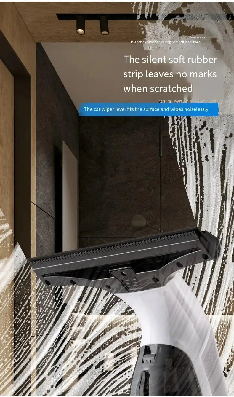 Cordless Electric Window Cleaner — Streak-Free Glass, Sprays & Wipes Automatically