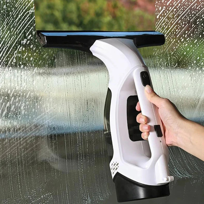 Cordless Electric Window Cleaner — Streak-Free Glass, Sprays & Wipes Automatically