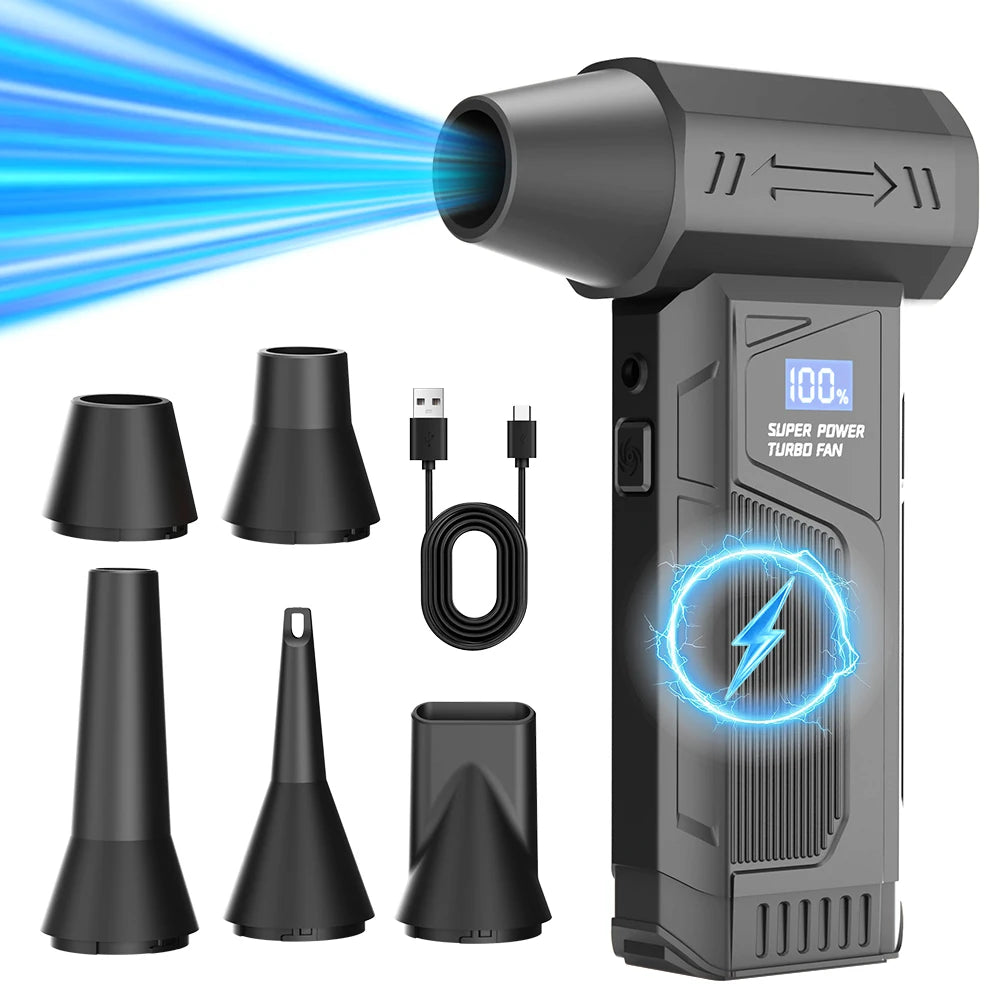 Cordless Turbo Air Blower — Jet Fan Cleaner